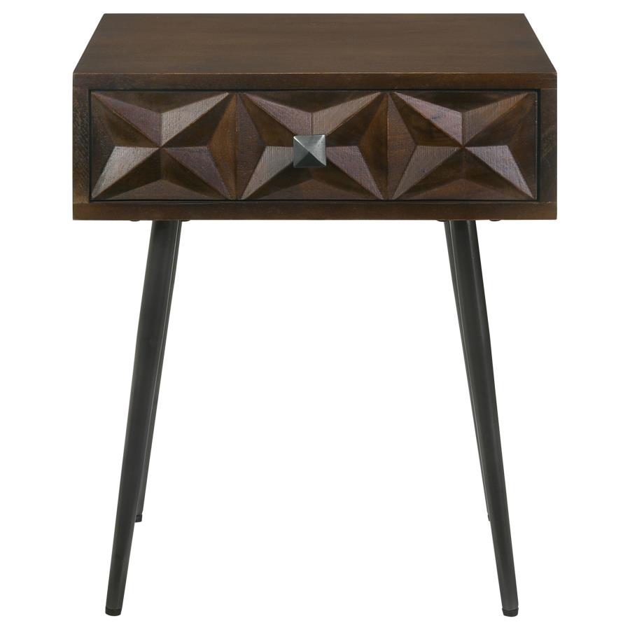 Ezra Brown Side Table - MyWaynesHome #