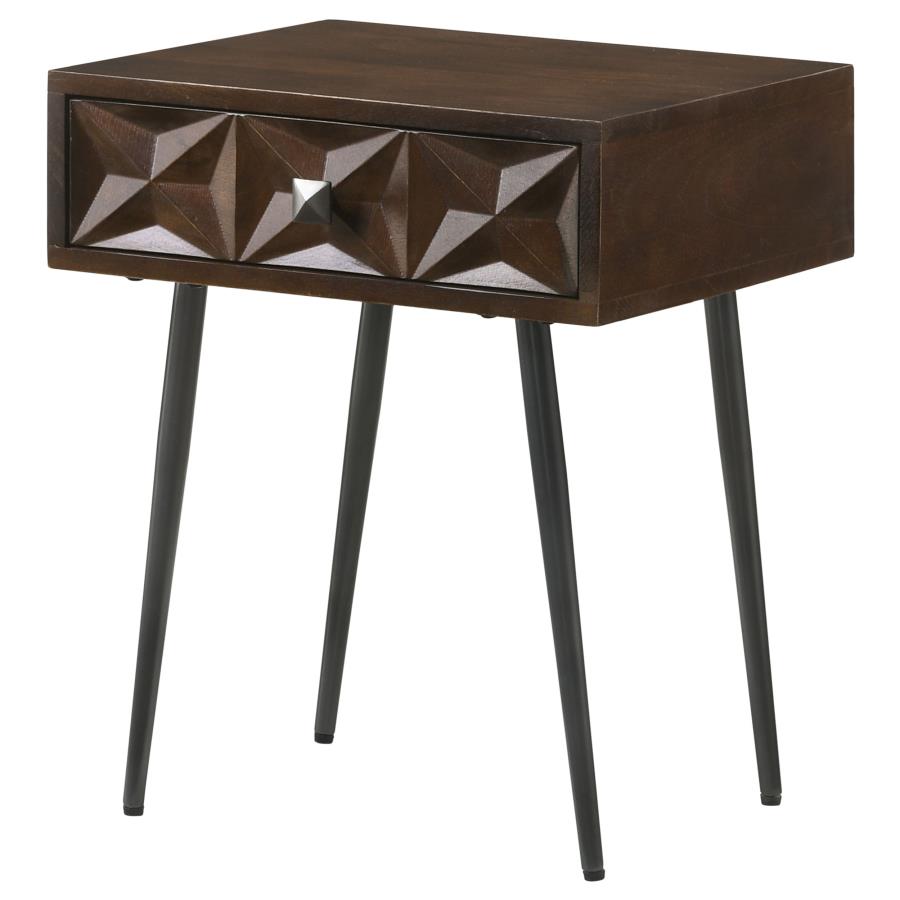 Ezra Brown Side Table - MyWaynesHome #