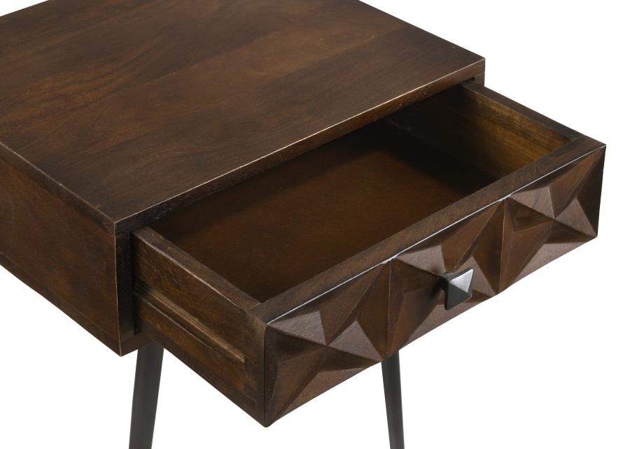 Ezra Brown Side Table - MyWaynesHome #