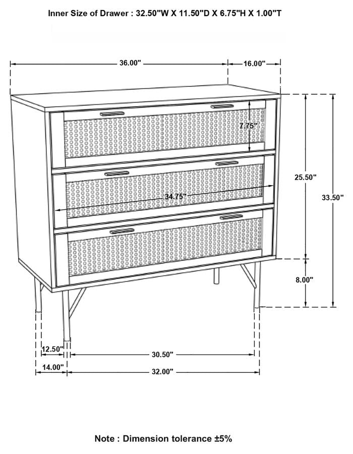 Zamora Brown Accent Cabinet - MyWaynesHome #
