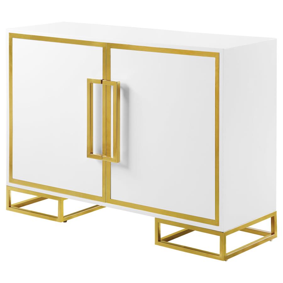 Elsa White Accent Cabinet - MyWaynesHome #