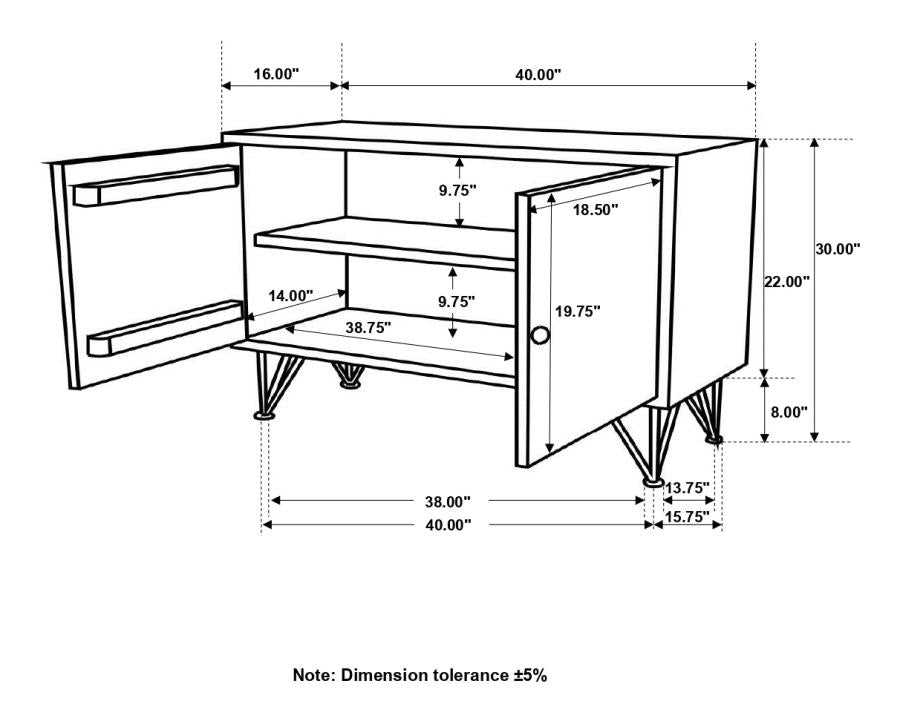 Macon Brown Accent Cabinet - MyWaynesHome #