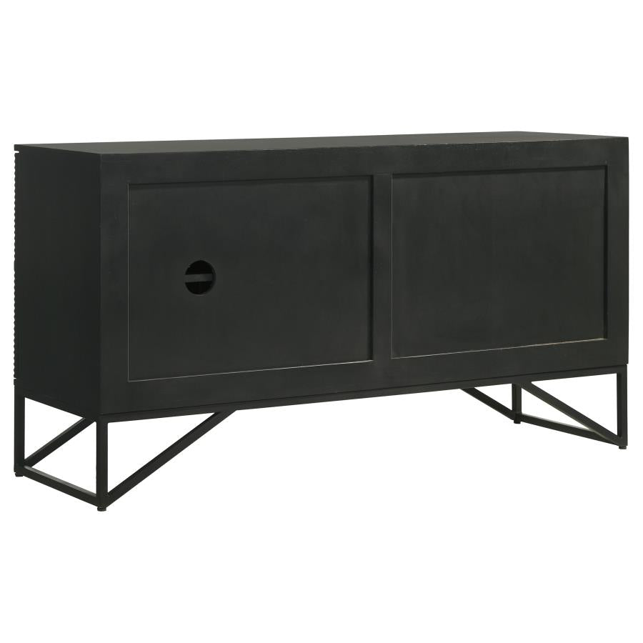 Riddell Black Accent Cabinet - MyWaynesHome #
