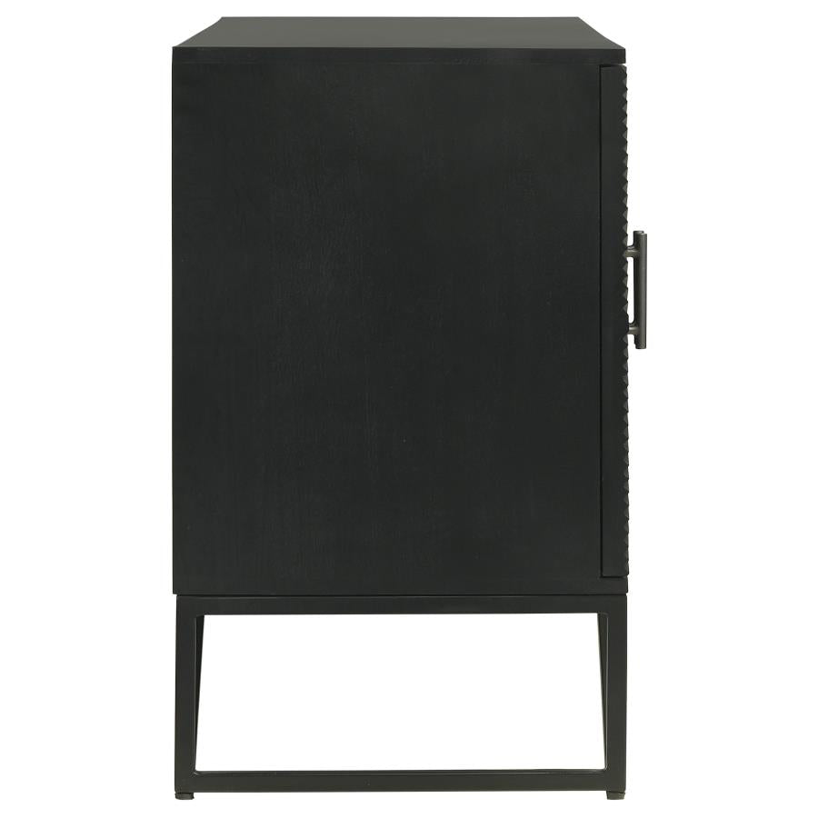 Riddell Black Accent Cabinet - MyWaynesHome #