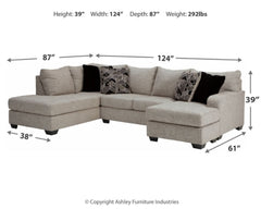 Megginson 2-Piece Sectional with Chaise - MyWaynesHome #