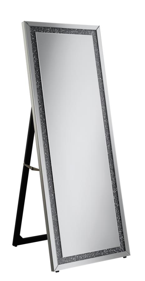 Novak Silver Standing Mirror - MyWaynesHome #