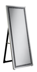 Novak Silver Standing Mirror - MyWaynesHome #