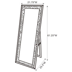 Carisi Silver Standing Mirror - MyWaynesHome #