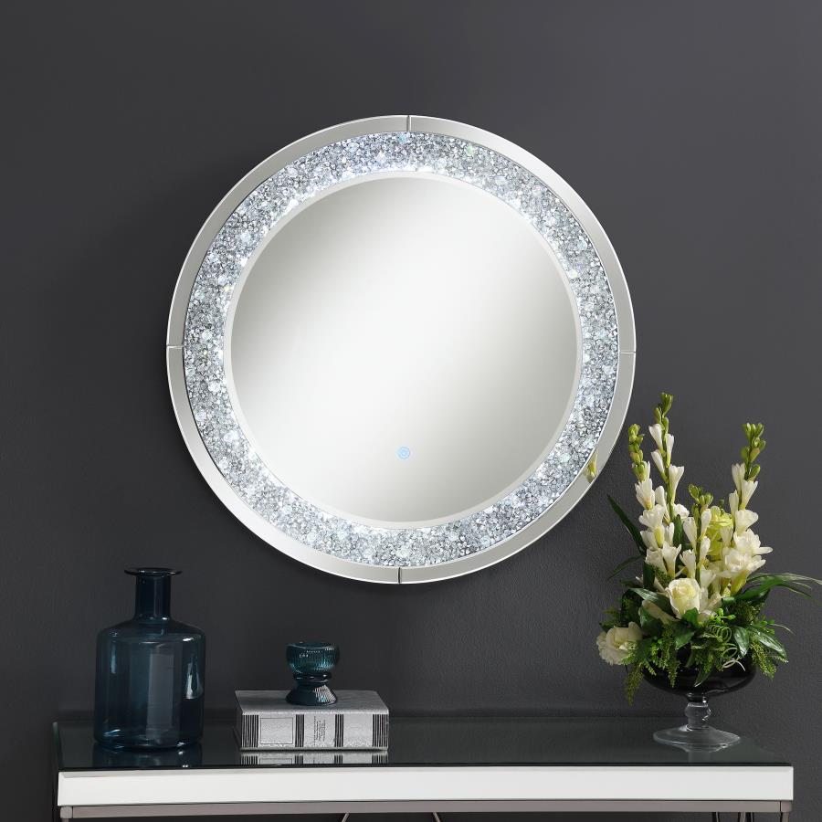 Lixue Silver Wall Mirror - MyWaynesHome #