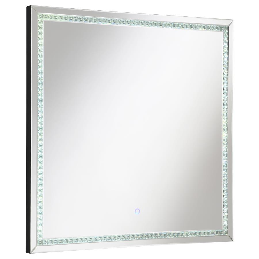 Noelle Silver Wall Mirror - MyWaynesHome #