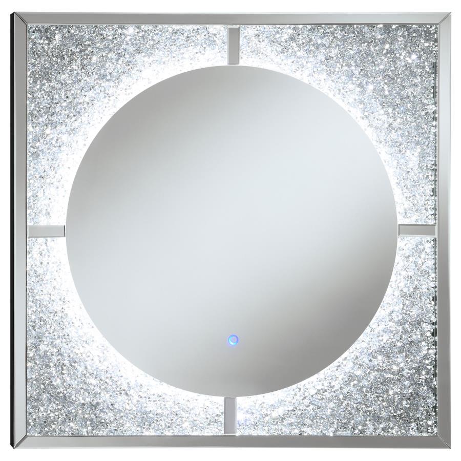 Theresa Silver Wall Mirror - MyWaynesHome #