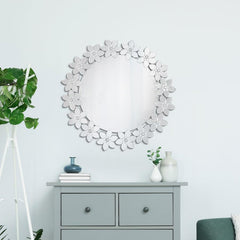 Cordelia Silver Wall Mirror - MyWaynesHome #