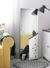 Soline Silver Standing Mirror - MyWaynesHome #