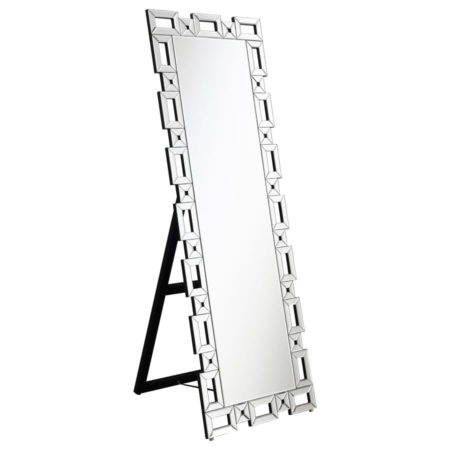 Tavin Silver Standing Mirror - MyWaynesHome #
