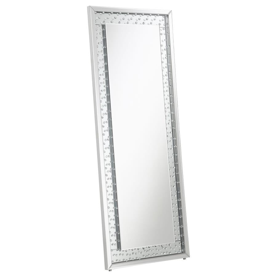 Yves Silver Floor Mirror - MyWaynesHome #