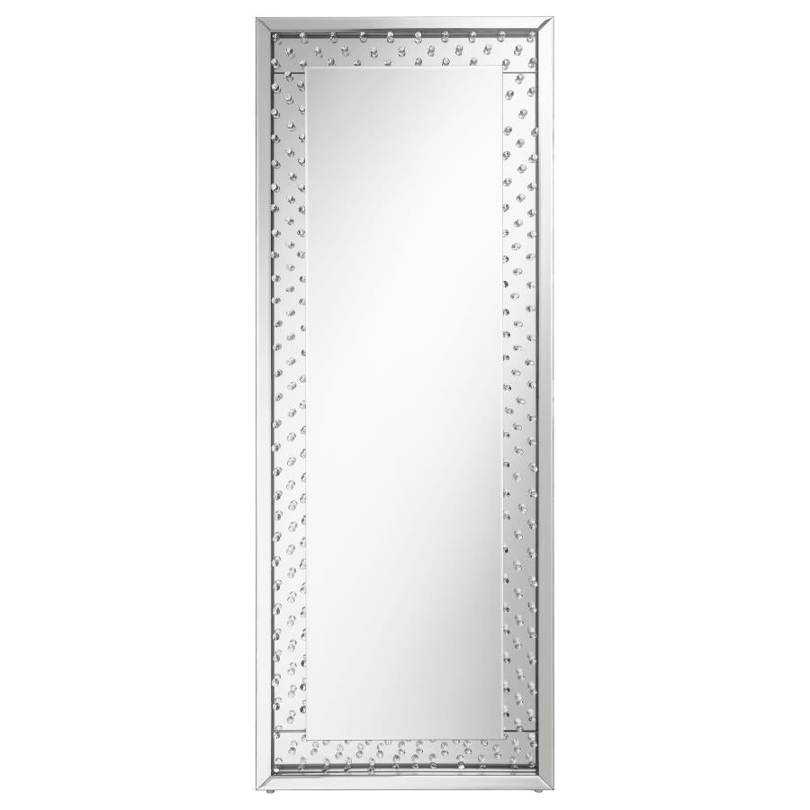 Yves Silver Floor Mirror - MyWaynesHome #