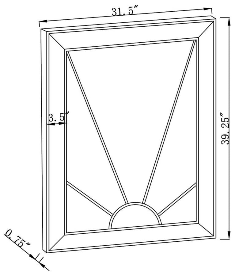 Calixte Silver Wall Mirror - MyWaynesHome #