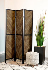 Marlene Brown 3 Panel Room Divider - MyWaynesHome #