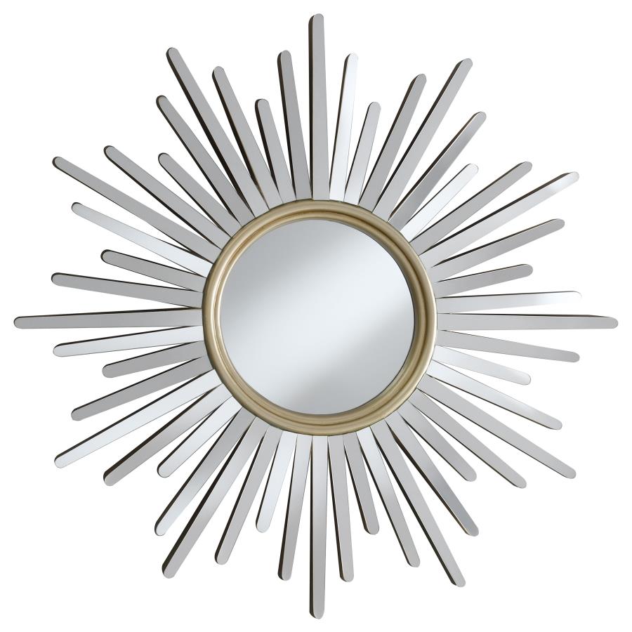 Beiwen Gold Wall Mirror - MyWaynesHome #