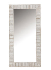 Pino White Floor Mirror - MyWaynesHome #