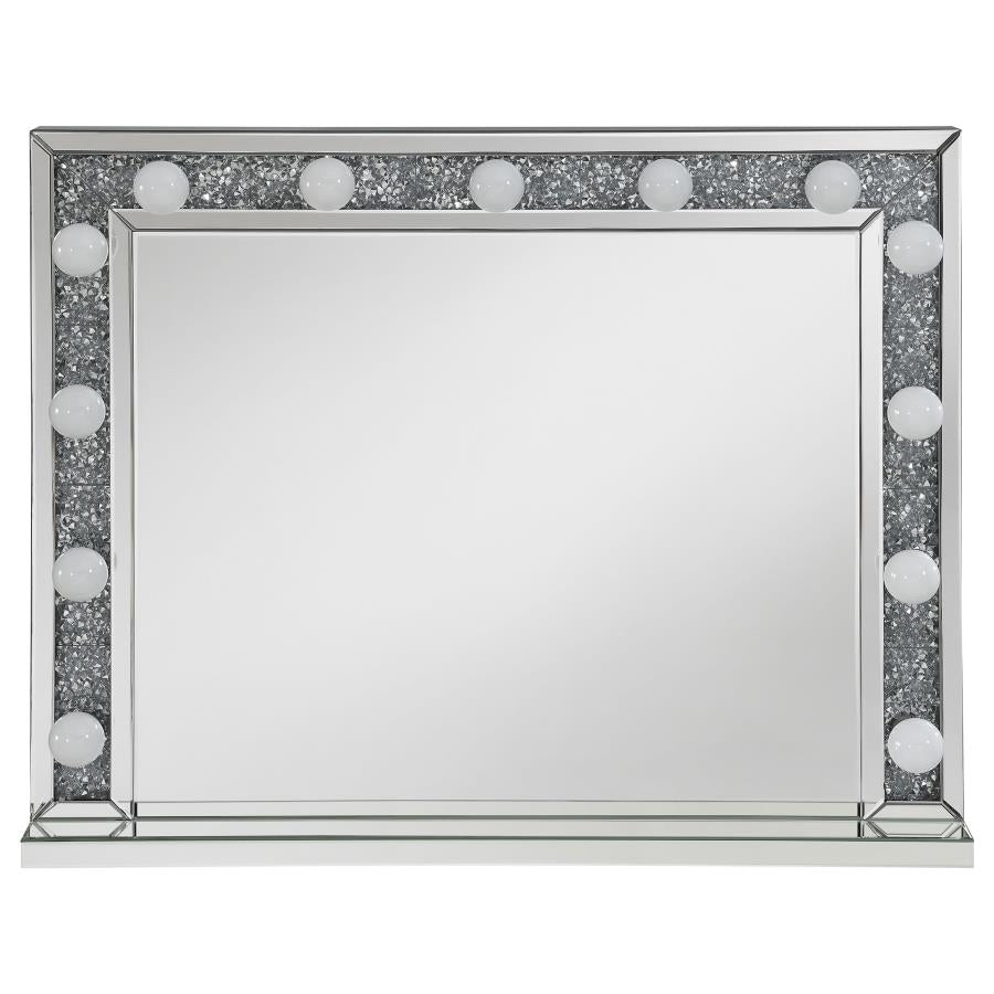 Wilmer Silver Table Mirror - MyWaynesHome #