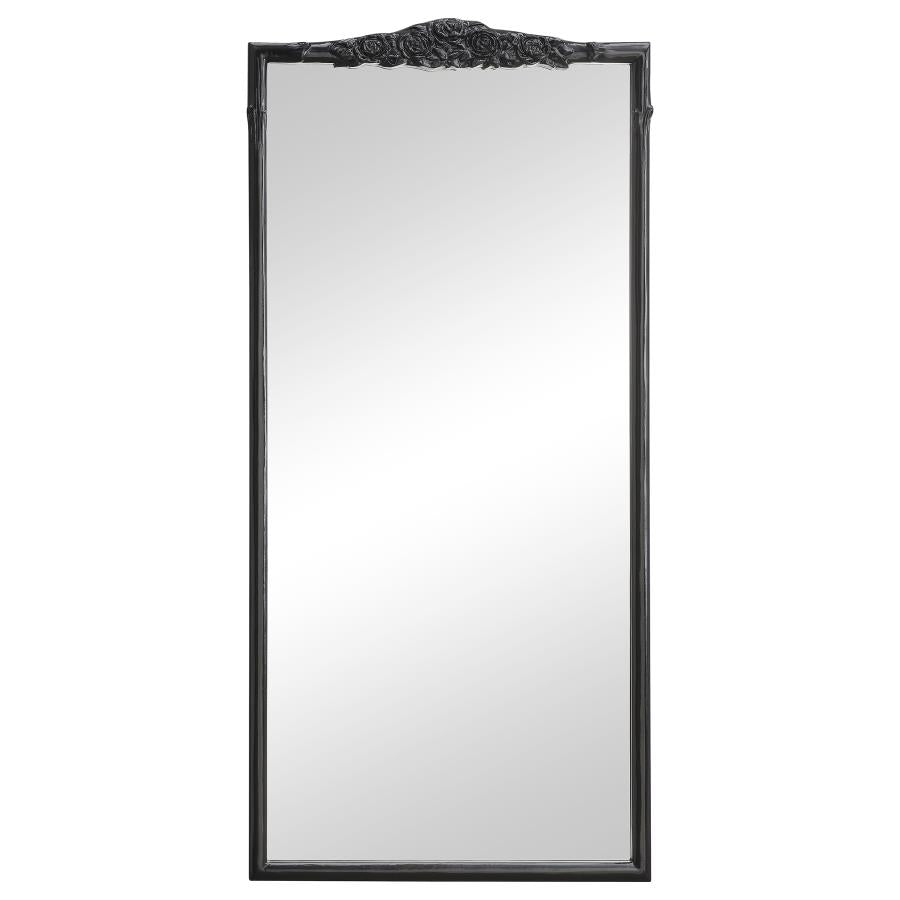 Sylvie Black Floor Mirror - MyWaynesHome #