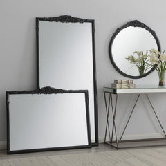 Sylvie Black Floor Mirror - MyWaynesHome #