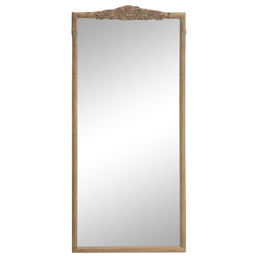 Sylvie Gold Floor Mirror - MyWaynesHome #