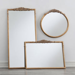 Sylvie Gold Floor Mirror - MyWaynesHome #