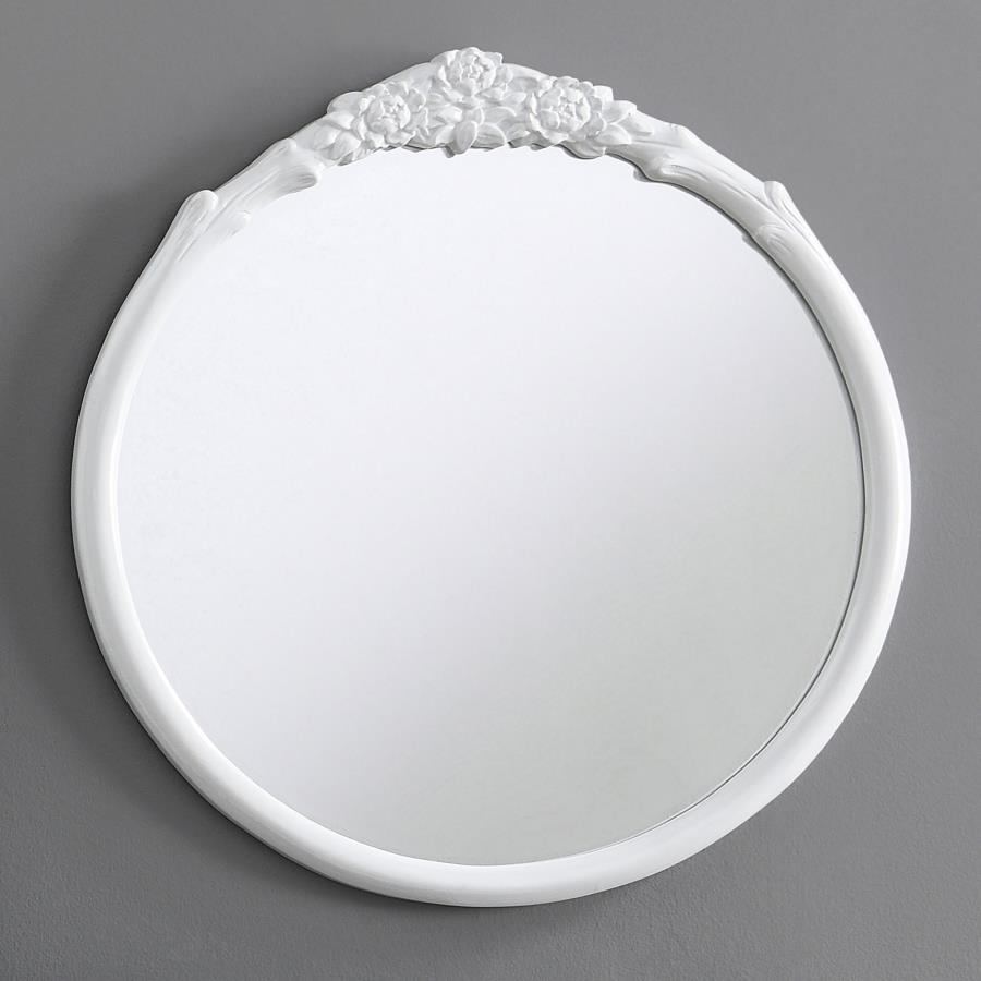 Sylvie White Wall Mirror - MyWaynesHome #