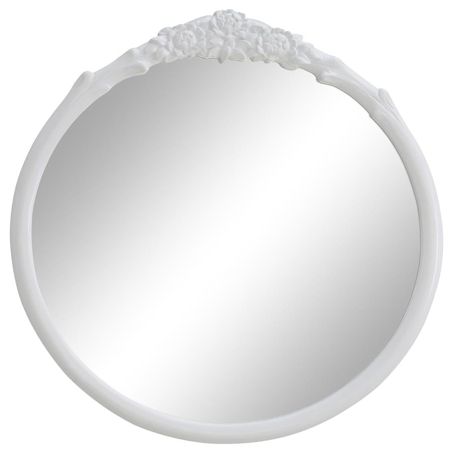 Sylvie White Wall Mirror - MyWaynesHome #