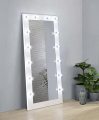 Zayan White Floor Mirror - MyWaynesHome #