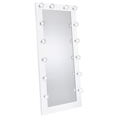 Zayan White Floor Mirror - MyWaynesHome #