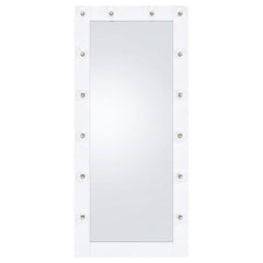 Zayan White Floor Mirror - MyWaynesHome #