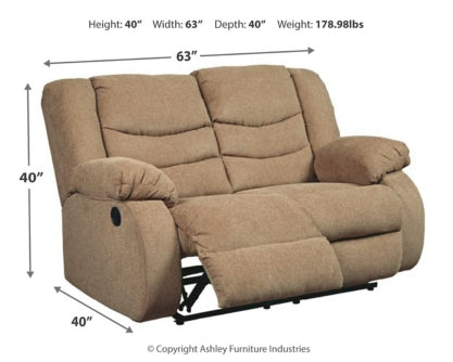 Tulen Reclining Loveseat - MyWaynesHome #