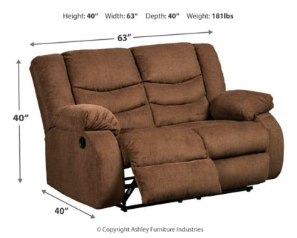 Tulen Reclining Loveseat - MyWaynesHome #