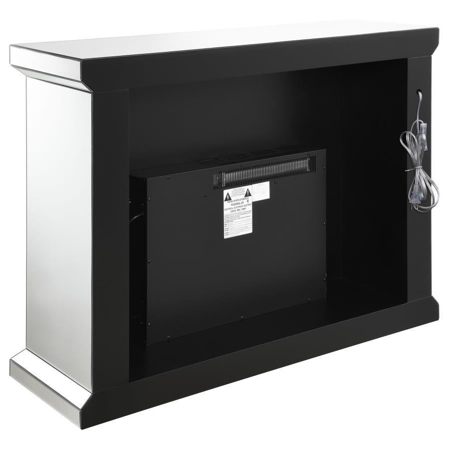 Gilmore Silver Electric Fireplace - MyWaynesHome #
