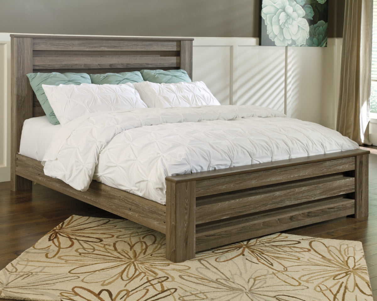 Zelen Queen Panel Bed - MyWaynesHome #