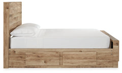 Hyanna Full Panel Bed with 2 Side Storage - MyWaynesHome #