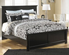 Maribel Queen/Full Panel Headboard Bed with Dresser - MyWaynesHome #