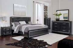 Kaydell King Upholstered Panel Bed with Dresser - PKG002810 - MyWaynesHome #