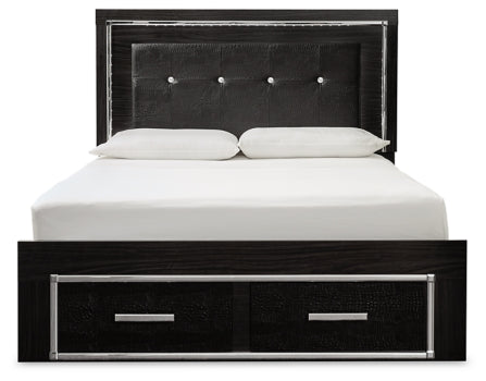 Kaydell Queen Panel Bed with Storage - MyWaynesHome #