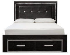 Kaydell Queen Panel Bed with Storage - MyWaynesHome #