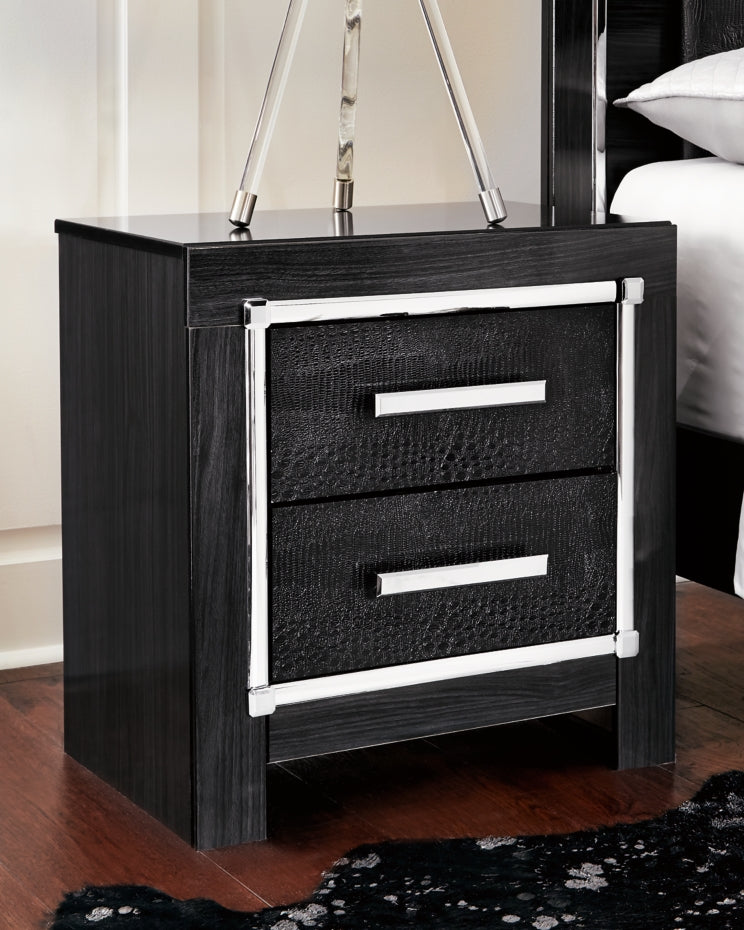 Kaydell Queen Upholstered Panel Storage Bed with Mirrored Dresser, Chest and Nightstand - MyWaynesHome #