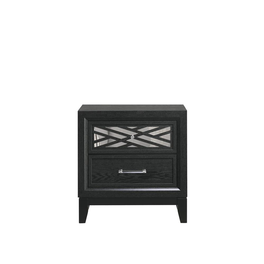 OBSIDIAN NIGHTSTAND-BLACK - MyWaynesHome #