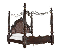 PALAZZO MARINA 5/0 Q CANOPY-WALNUT - MyWaynesHome #