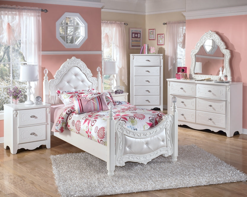 Exquisite Twin Poster Bed - MyWaynesHome #