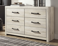 Cambeck King Panel Bed with 2 Storage Drawers with Dresser - MyWaynesHome #