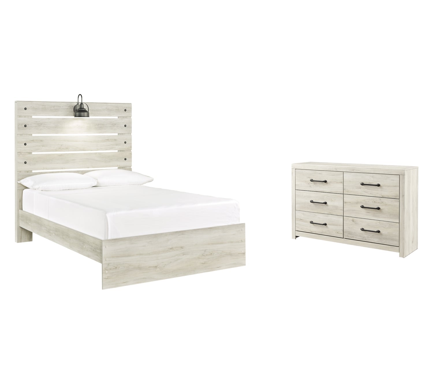 Cambeck King Panel Bed with Dresser - MyWaynesHome #