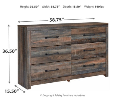 Drystan Twin Panel Bed with 2 Storage Drawers with Dresser - MyWaynesHome #